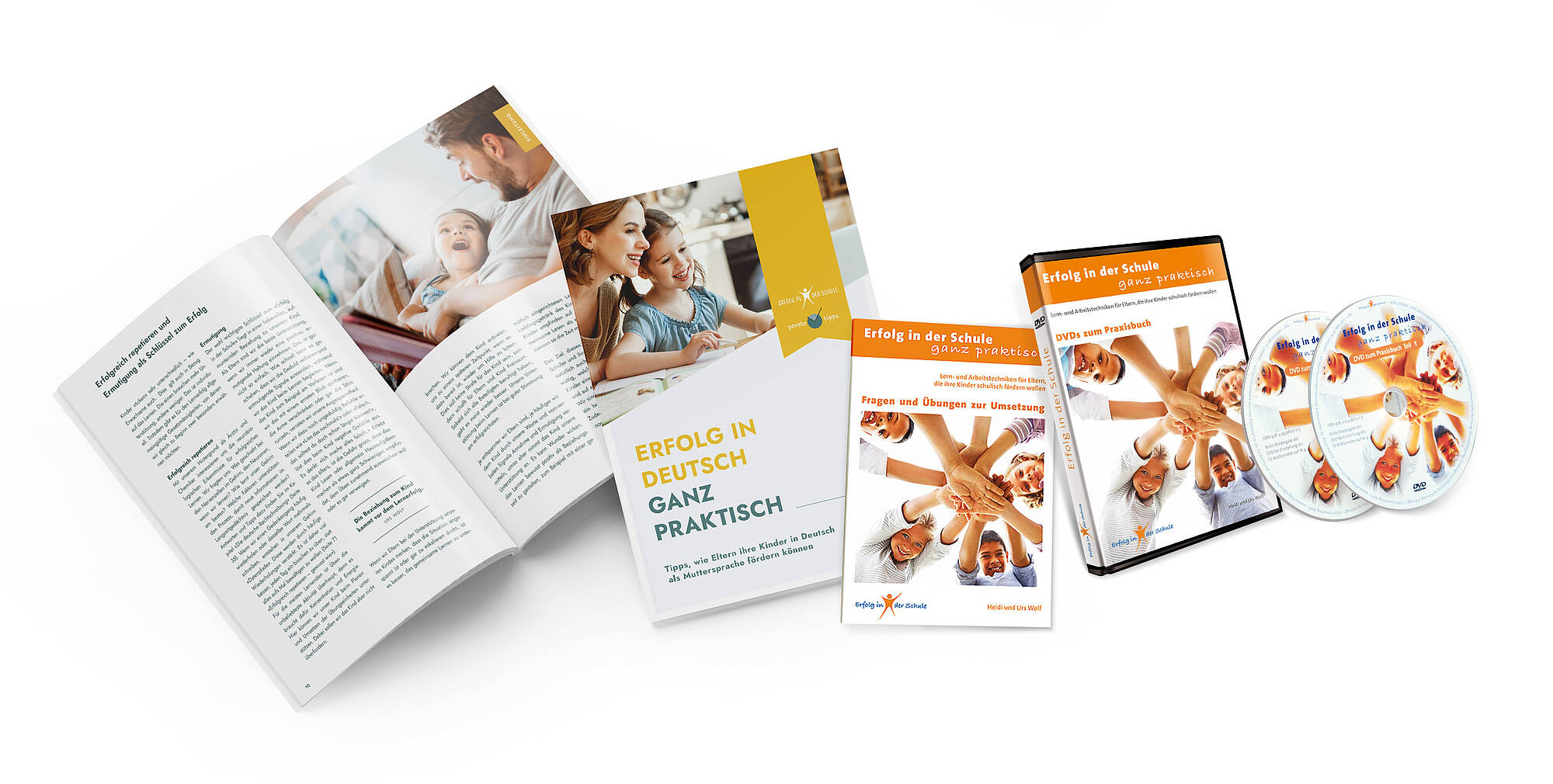 Buch «Erfolg in Deutsch» + Bestseller-DVDs «Erfolg in der Schule»
