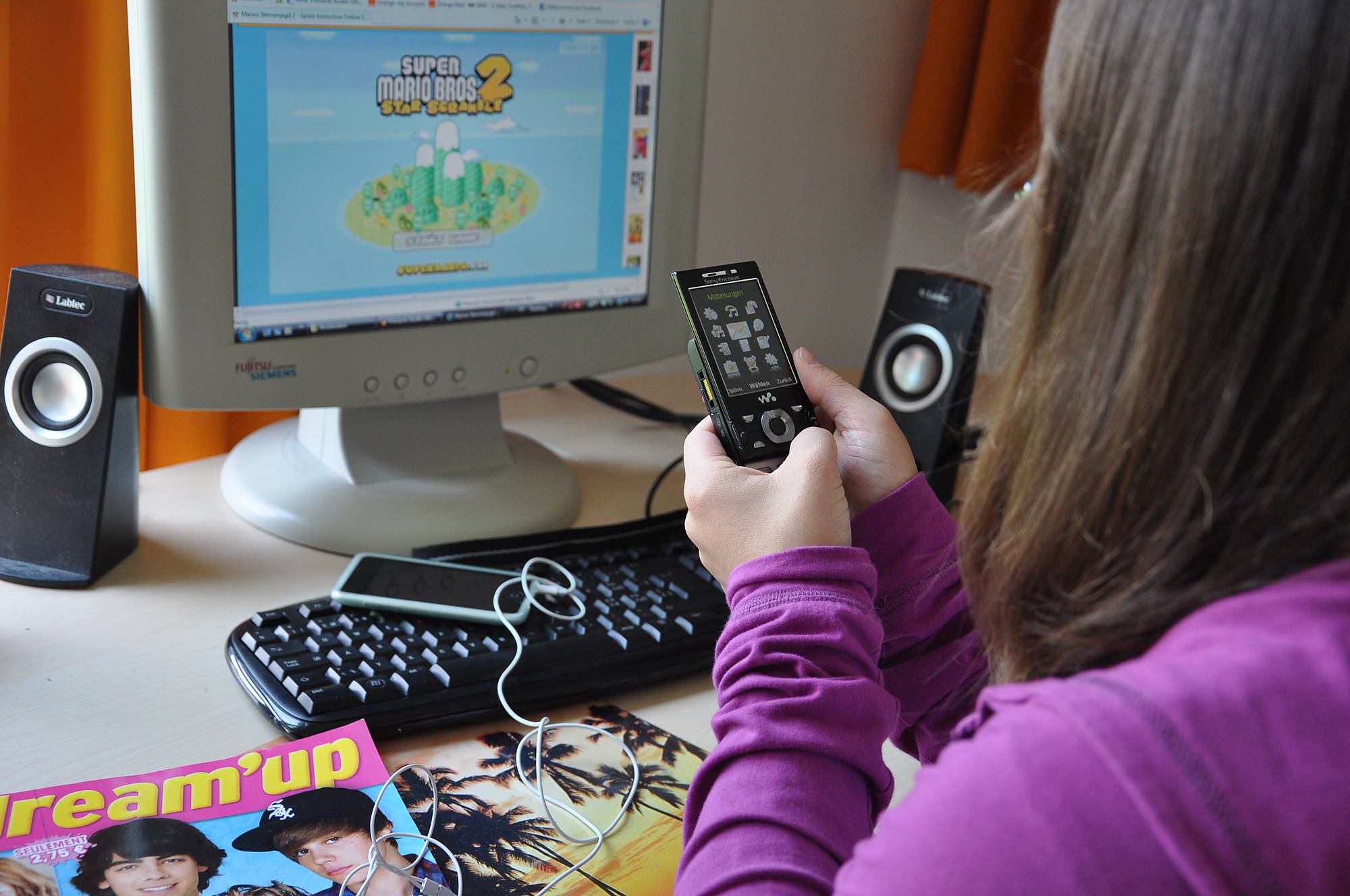 Umgang mit neuen Medien bei Kindern und Schülern.